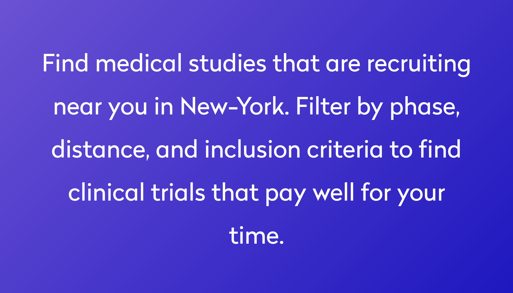 clinical research in new york